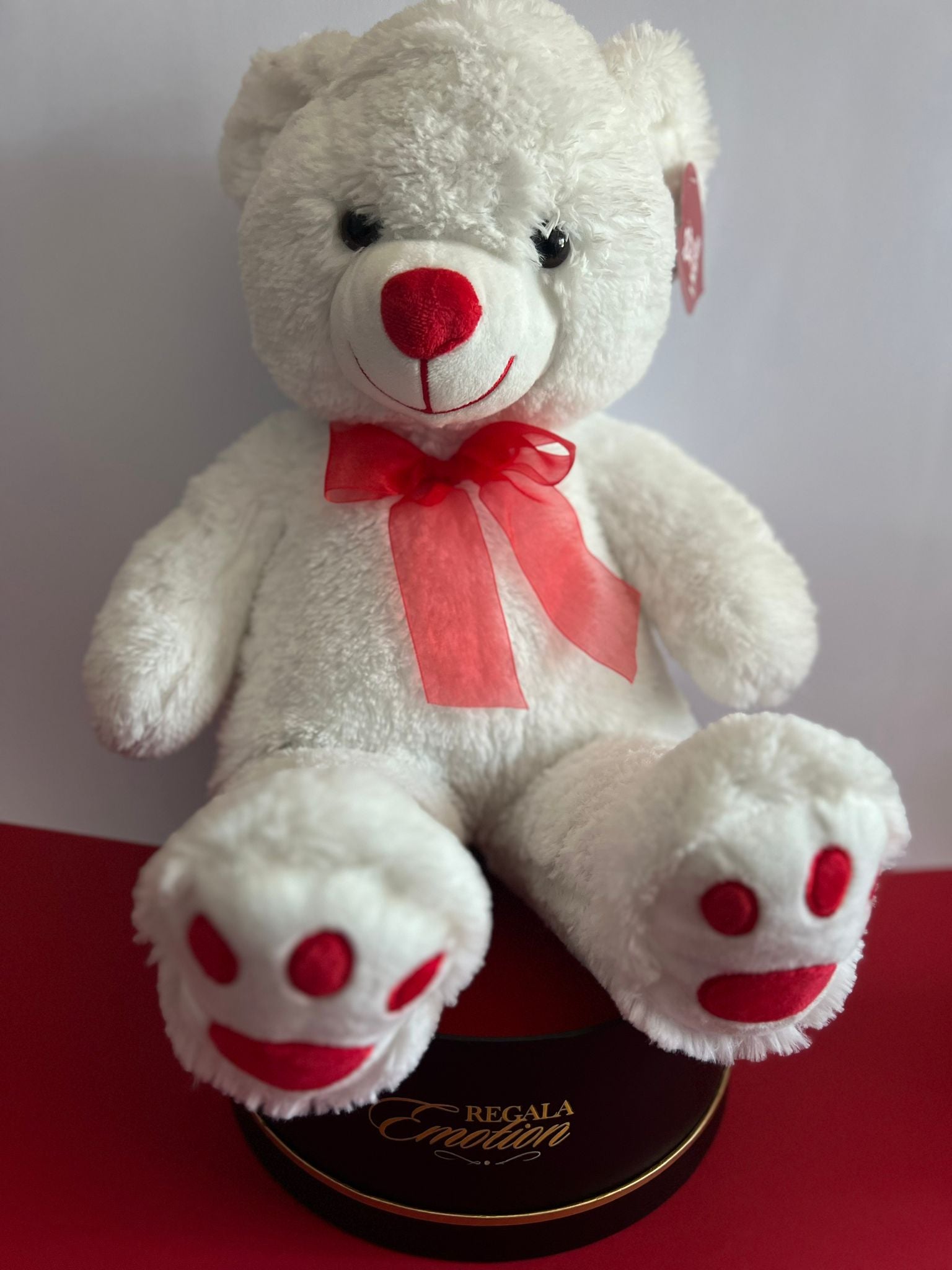 PELUCHE OSOS BLANCO regala emotion . tienda online españa de regalos, detalles bonitos, arreglos florales y personalizables. rosas eternas con chocolates ferrero rocher, kinder, raffaello, lidt. el regalo para cualquier ocasion con varios colores. entraga toda españa y europa. tienda online en amazon en redes sociales 