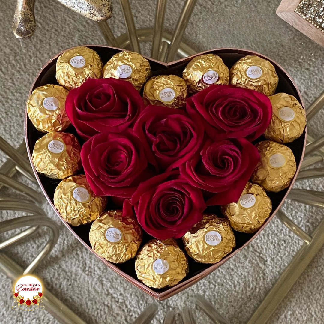 regala emotion . tienda online españa de regalos, detalles bonitos, arreglos florales y personalizables. rosas eternas con chocolates ferrero rocher, kinder, raffaello, lidt. el regalo para cualquier ocasion con varios colores. entraga toda españa y europa. tienda online en amazon en redes sociales 